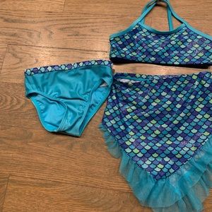 3T girl mermaid swimsuit
